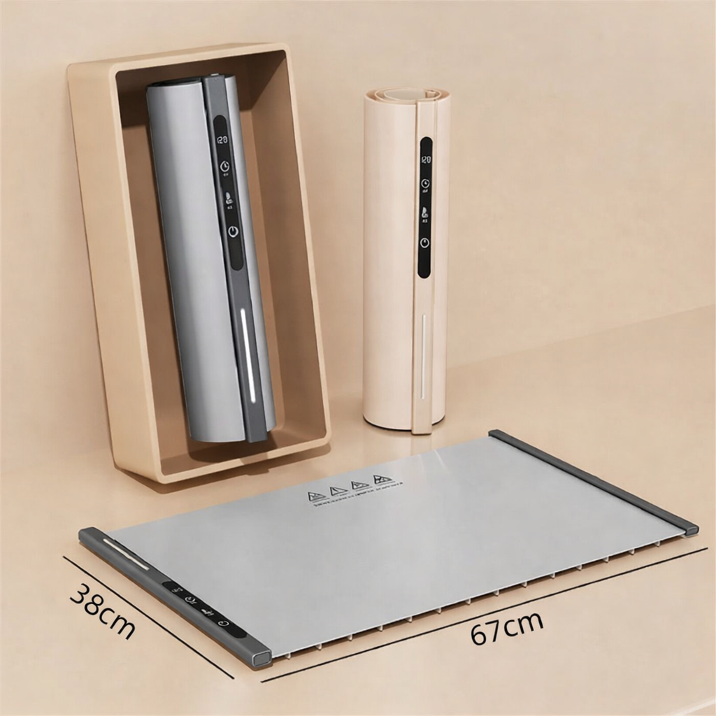 Bandeja Calentadora Eléctrica Portátil y Plegable