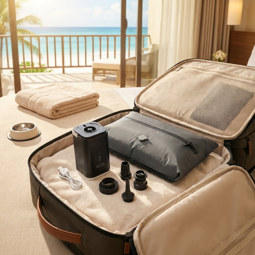 Mochila de Compresión al Vacío con Bomba