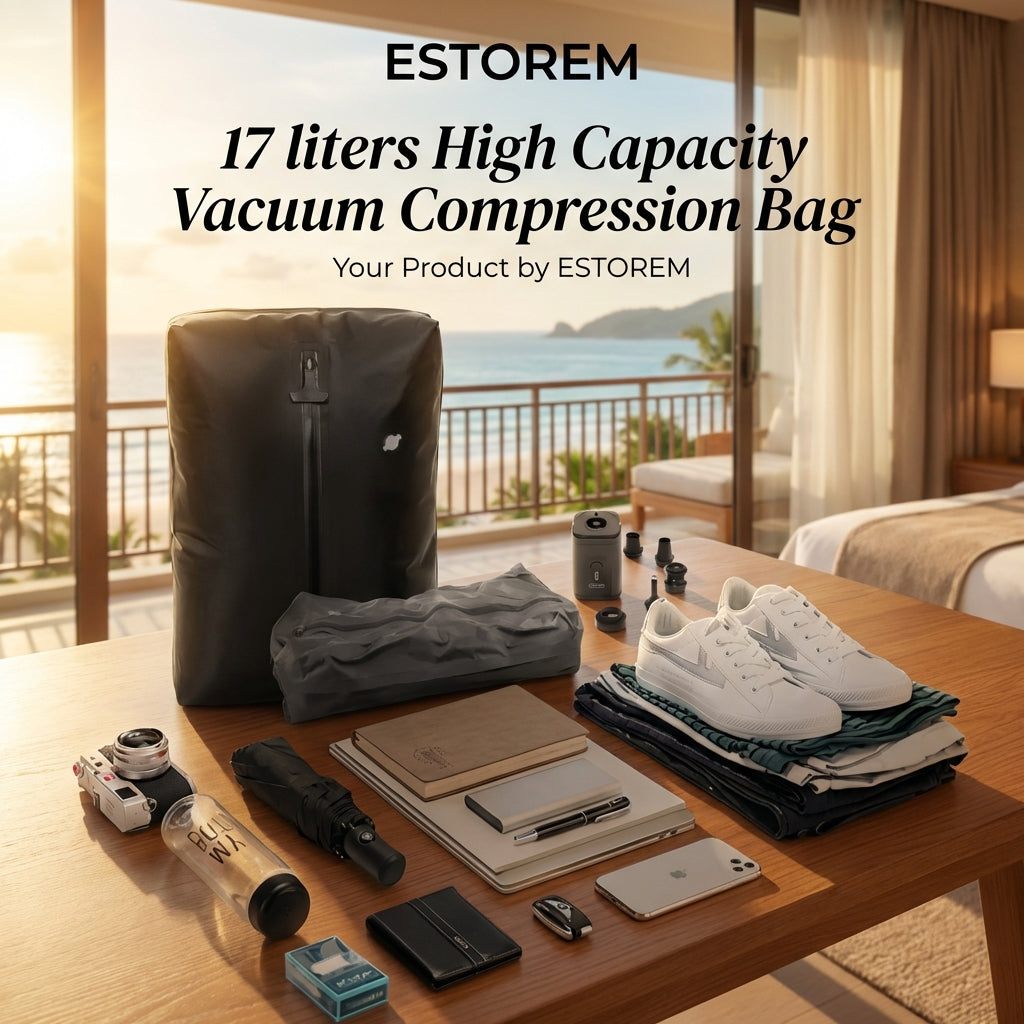 Mochila de Compresión al Vacío con Bomba