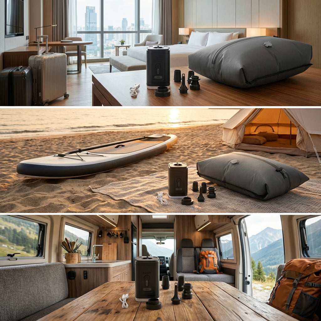 Mochila de Compresión al Vacío con Bomba