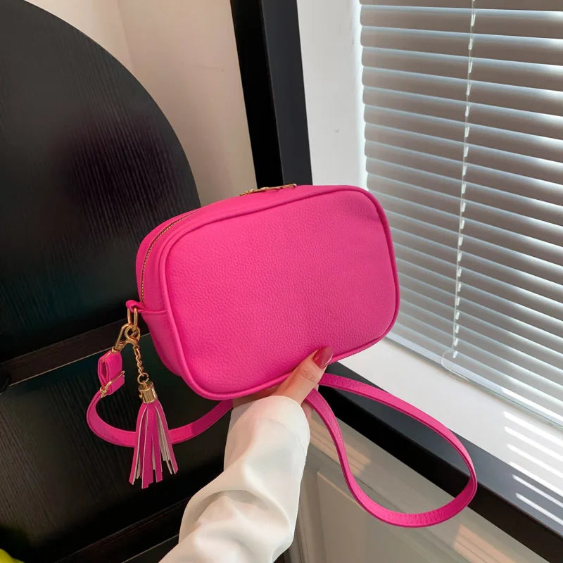 LUNEVIA – BOLSO DE HOMBRO EN PU CON CORREA ANCHA