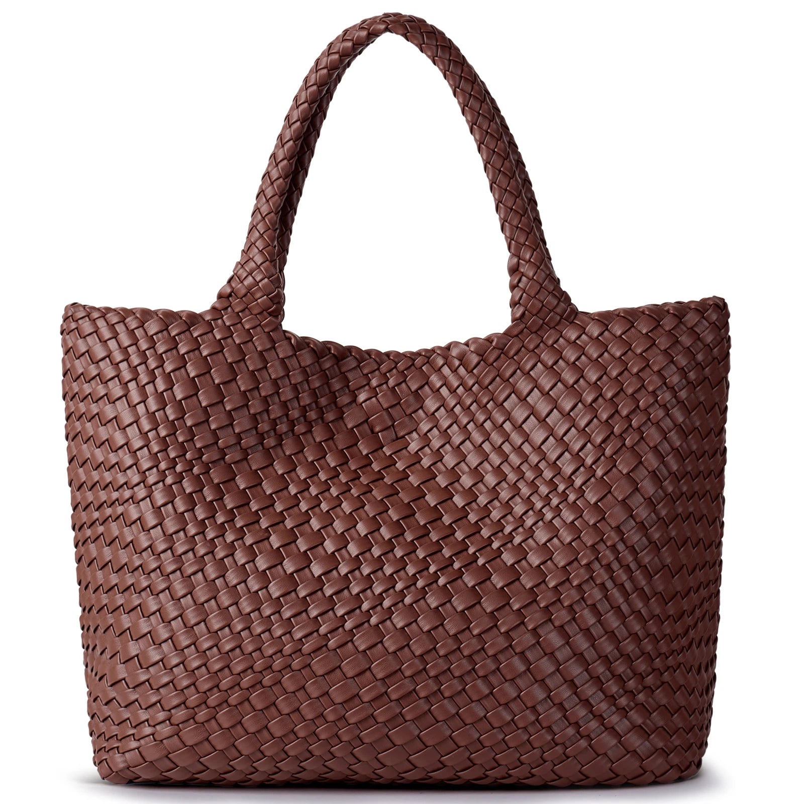 AVELIÉ – WOVEN VEGAN LEATHER TOTE BAG