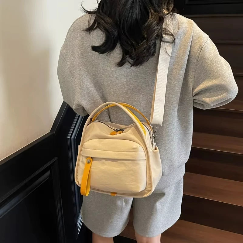NORELLE – LIGHTWEIGHT OXFORD CANVAS CROSSBODY BAG