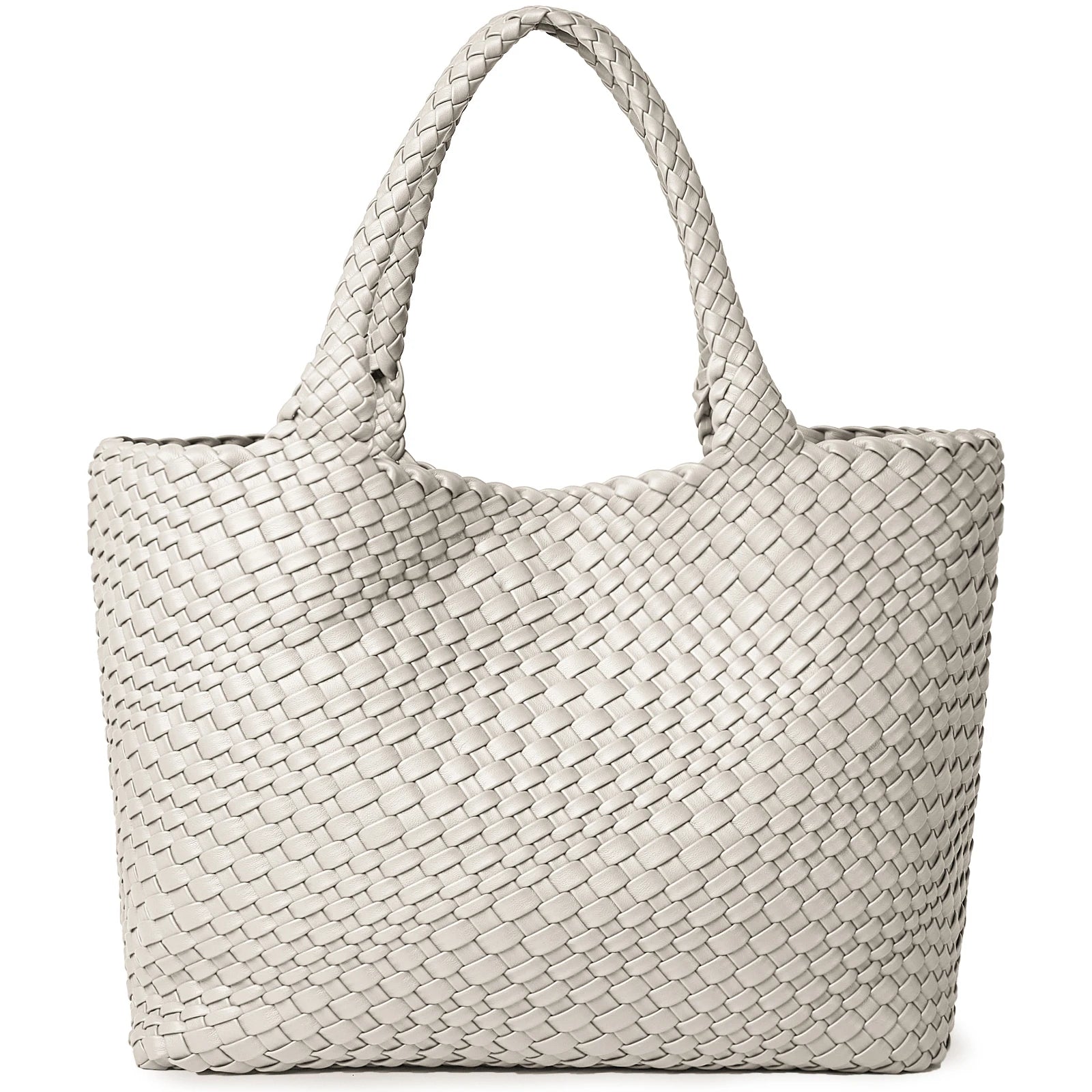 AVELIÉ – WOVEN VEGAN LEATHER TOTE BAG