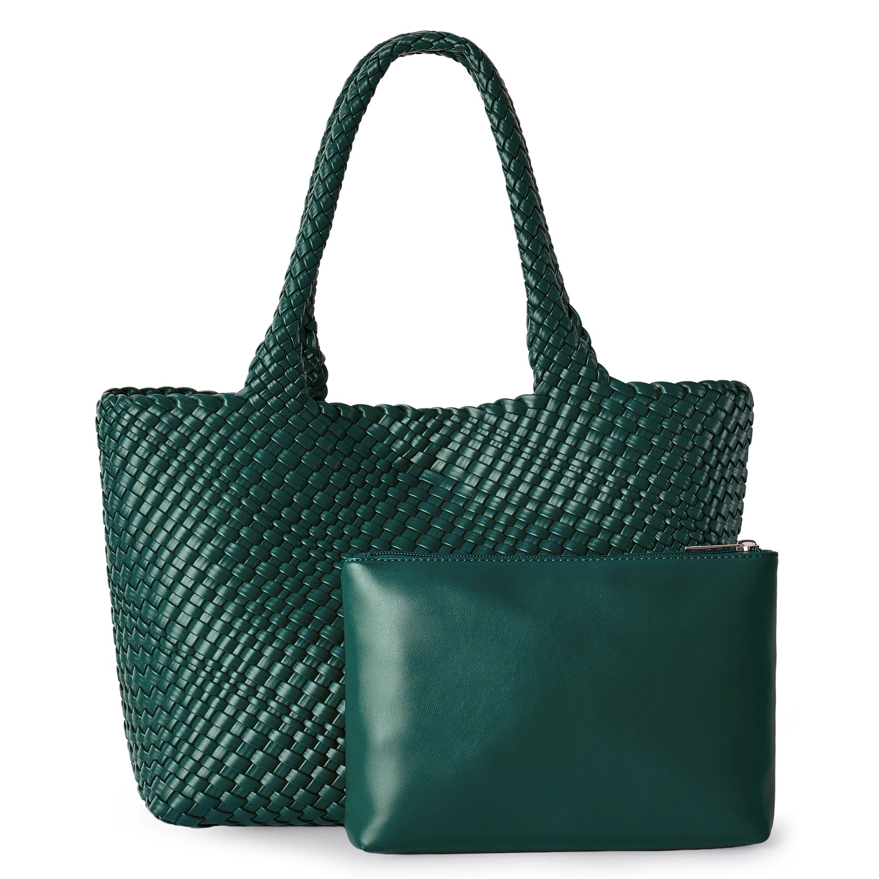 AVELIÉ – WOVEN VEGAN LEATHER TOTE BAG