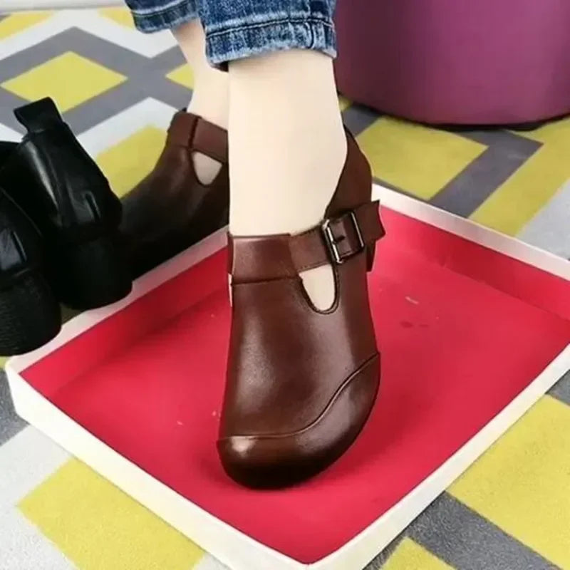 RETROVA – HANDMADE RETRO STYLE WEDGE SHOES