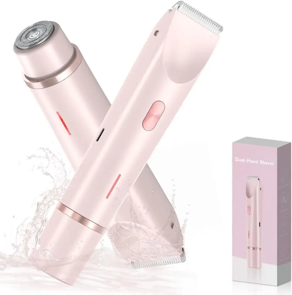 VELIANA – RASURADORA ELÉCTRICA PARA MUJER 2 EN 1 DE DOBLE CABEZAL