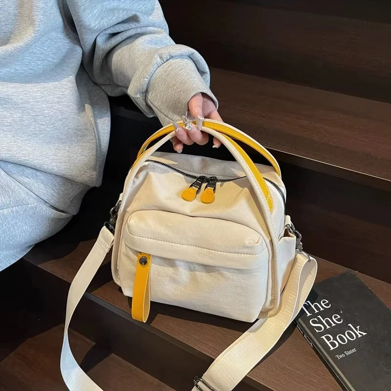 NORELLE – LIGHTWEIGHT OXFORD CANVAS CROSSBODY BAG