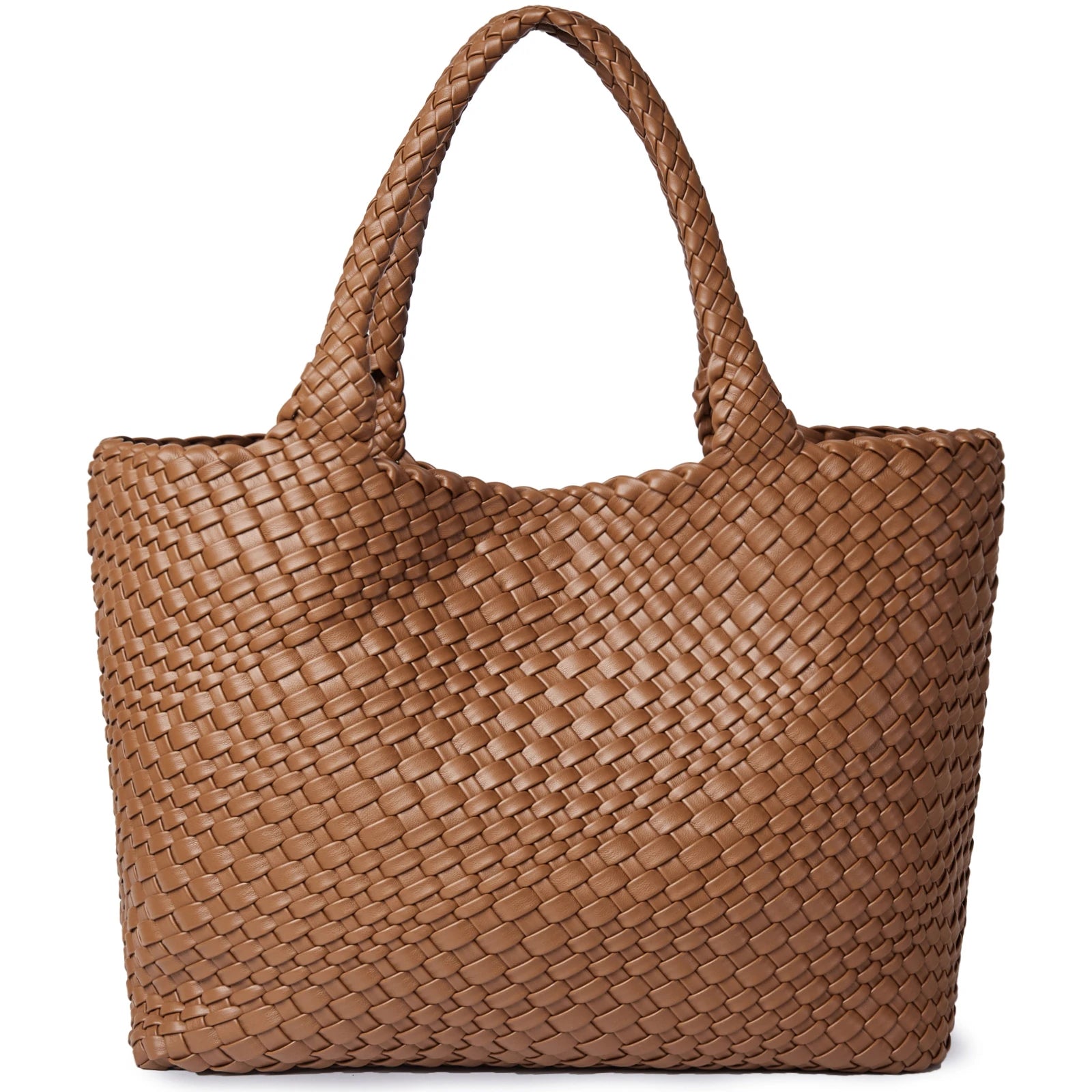 AVELIÉ – WOVEN VEGAN LEATHER TOTE BAG