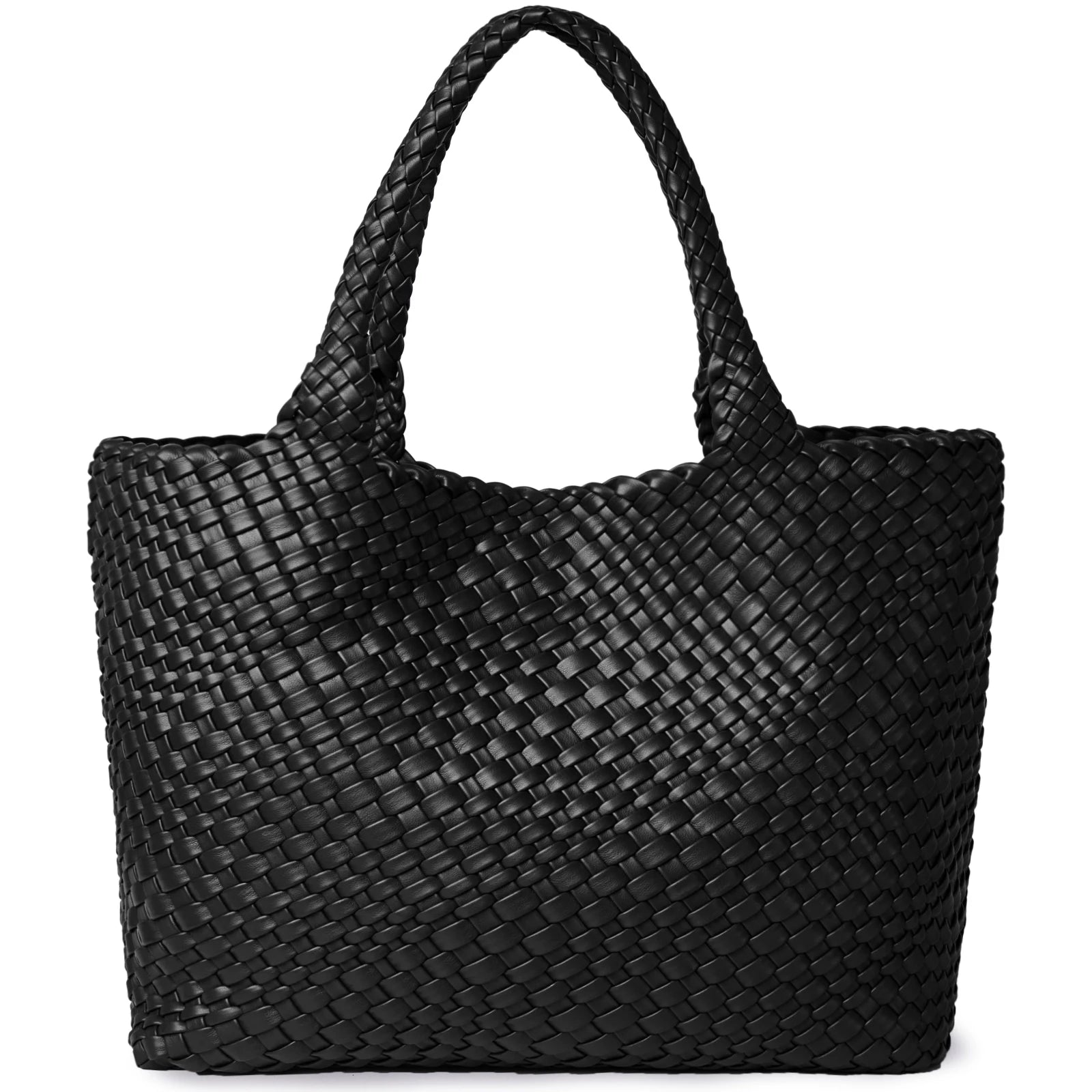 AVELIÉ – WOVEN VEGAN LEATHER TOTE BAG