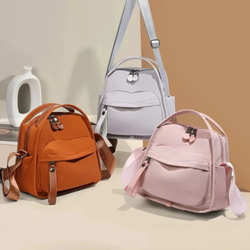 NORELLE – LIGHTWEIGHT OXFORD CANVAS CROSSBODY BAG