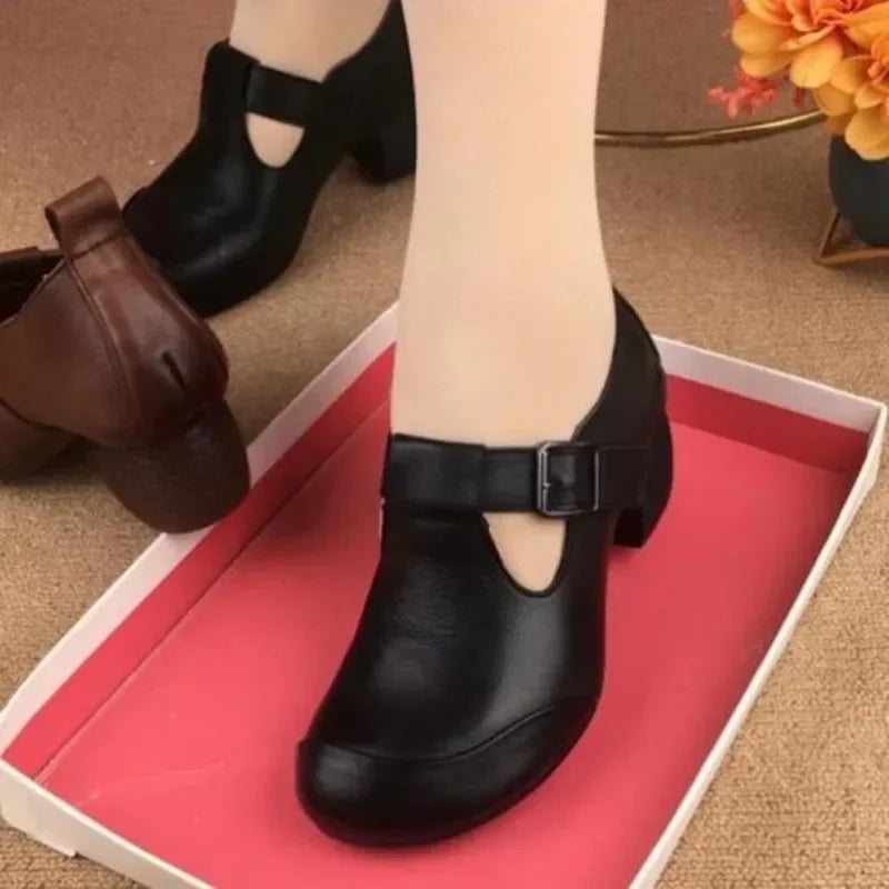 RETROVA – HANDMADE RETRO STYLE WEDGE SHOES