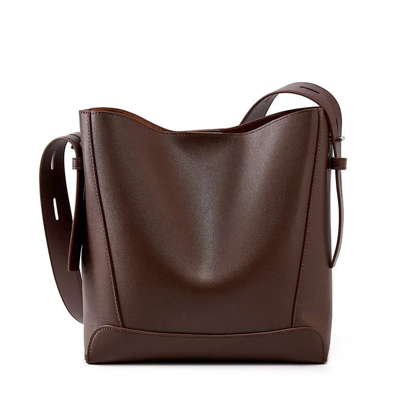 ELVIRA – BOLSO TIPO BOLSO SEAU DE LUJO EN PU PARA MUJER