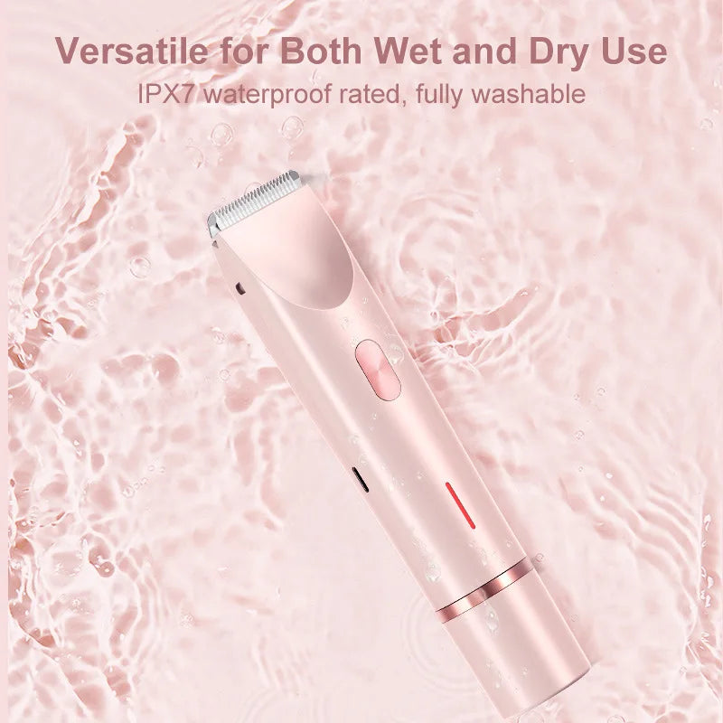 VELIANA – RASURADORA ELÉCTRICA PARA MUJER 2 EN 1 DE DOBLE CABEZAL