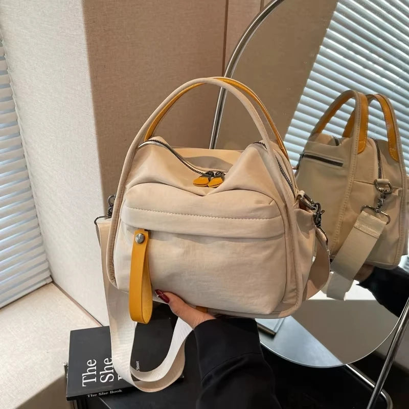 NORELLE – LIGHTWEIGHT OXFORD CANVAS CROSSBODY BAG