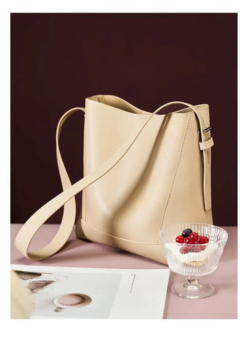 ELVIRA – BOLSO TIPO BOLSO SEAU DE LUJO EN PU PARA MUJER