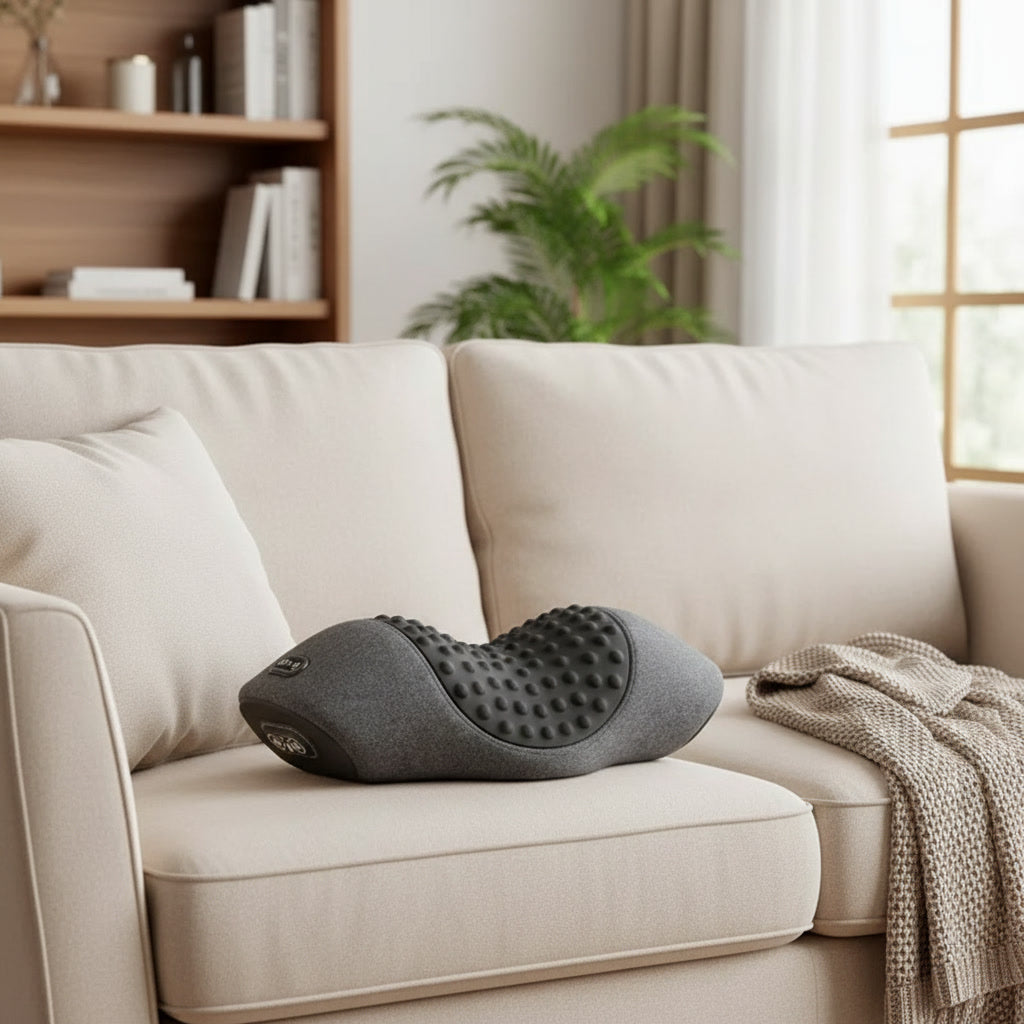 Masajeador de Cuello 3 en 1 con Calor y Vibración