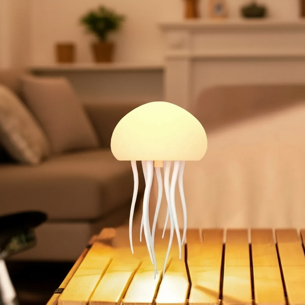 Lámpara Medusa Flotante con Luz LED Multicolor