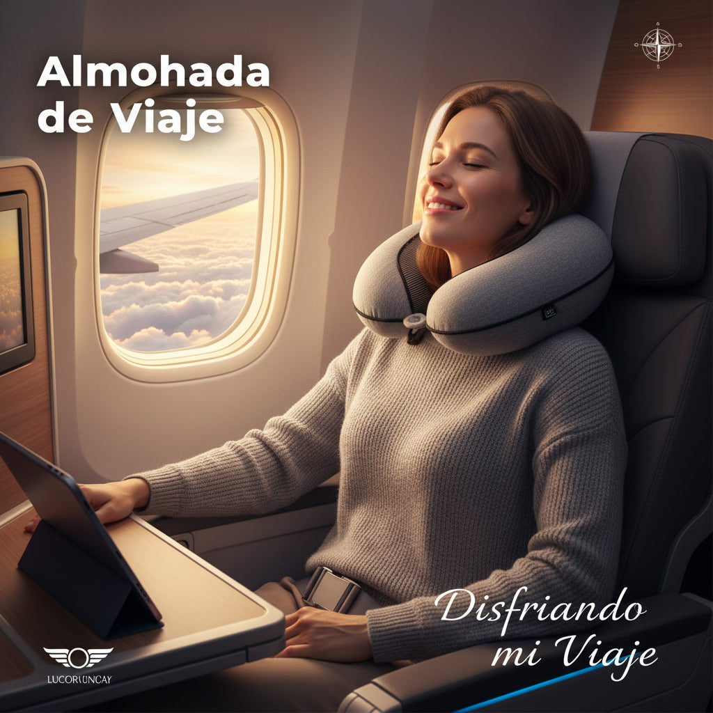 Adjustable U-Shaped Memory Foam Travel Pillow