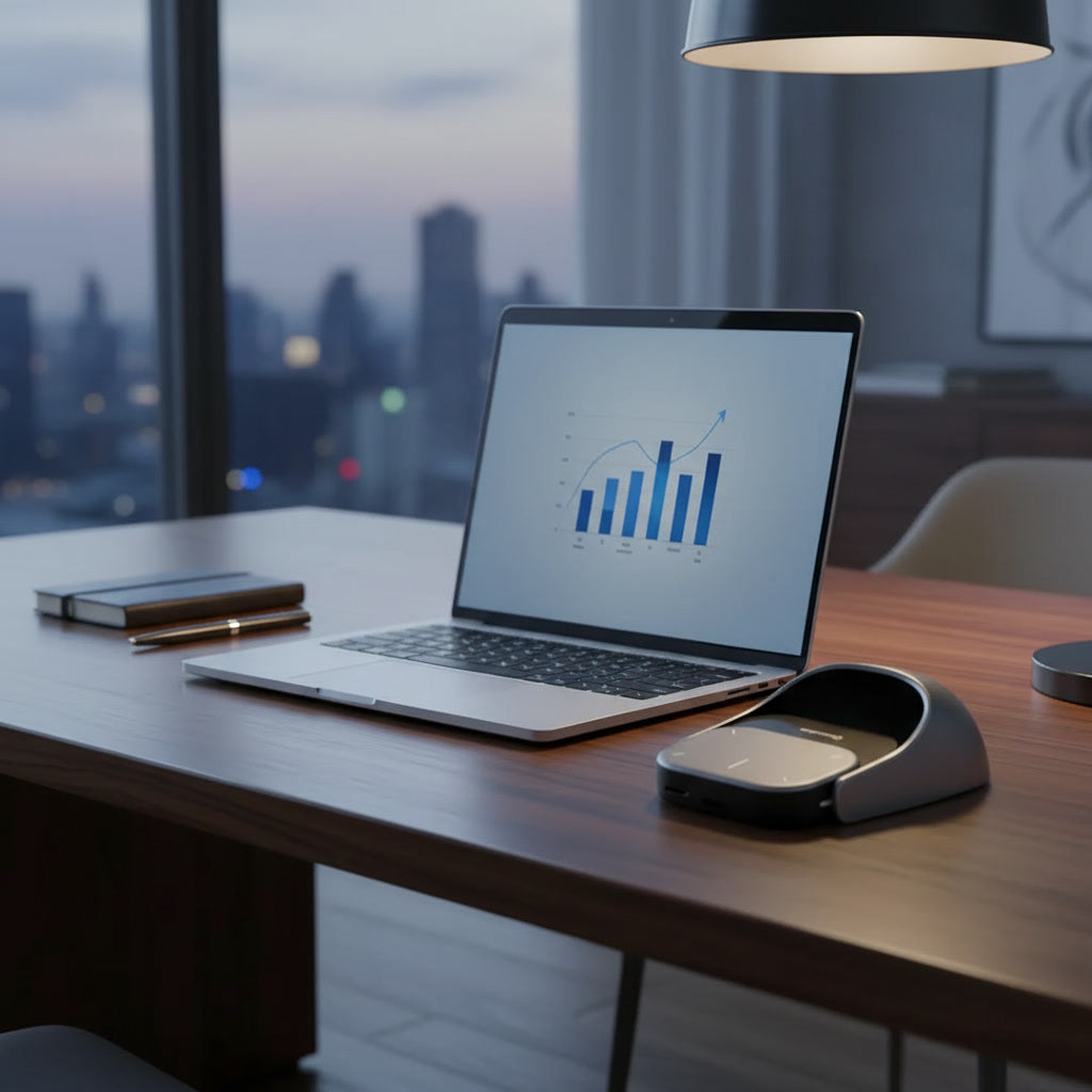 Air Mouse Inteligente Bluetooth con Grabación de Voz